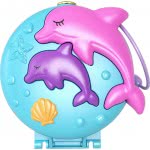 Mattel Polly Pocket Big World Beach Dolphin Compact FRY35 / GTN20 887961918496