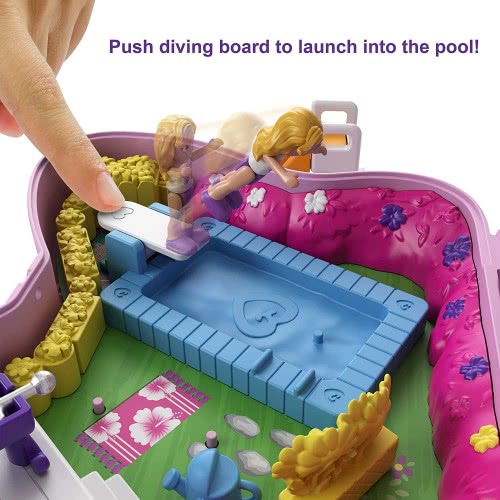 Mattel Polly Pocket Big World Backyard Butterfly Compact Ο Κόσμος Της Polly Πεταλούδες FRY35 / GTN21 887961918540