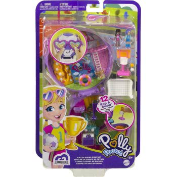 Mattel Polly Pocket Mini Doll Plays, Colorful FRY35 / HCG14 194735009404