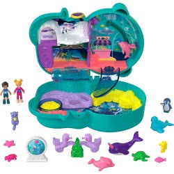 Mattel Polly Pocket Mini Doll Playsets Polly Aquarium FRY35 / HCG16 194735009350