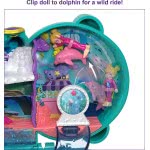 Mattel Polly Pocket Mini Doll Playsets, Ο Κόσμος Της Polly Aquarium FRY35 / HCG16 194735009350