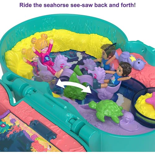 Mattel Polly Pocket Mini Doll Playsets, Ο Κόσμος Της Polly Aquarium FRY35 / HCG16 194735009350