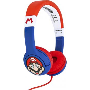 otl technologies Super Mario Children Headphonees 3.5Mm Stereo Jack Blue  5055371622974