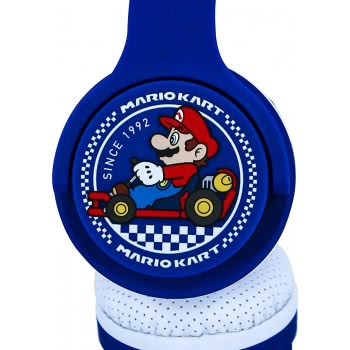 otl technologies Mario Kart Logo Interactive Study Premier Childrens Headphone With Boo Ακουστικά Παιδιών Μπλε  5055371623452