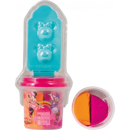 As company Dough Pot With 2 Dough Colors And 3D Cap Foldable Cutter 100Gr For Ages 3+ 1045-03543 5203068035433