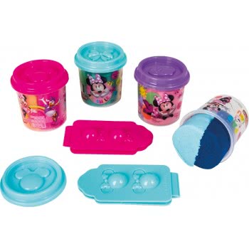 As company Dough Pot With 2 Dough Colors And 3D Cap Foldable Cutter 100Gr For Ages 3+ 1045-03543 5203068035433