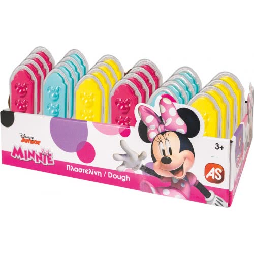 As company Πλαστελίνη Minnie Βαζάκι Με Χρώματα Και Καπάκι Καλουπάκι 3D Αναδιπλούμενο 100Gr 1045-03543 5203068035433
