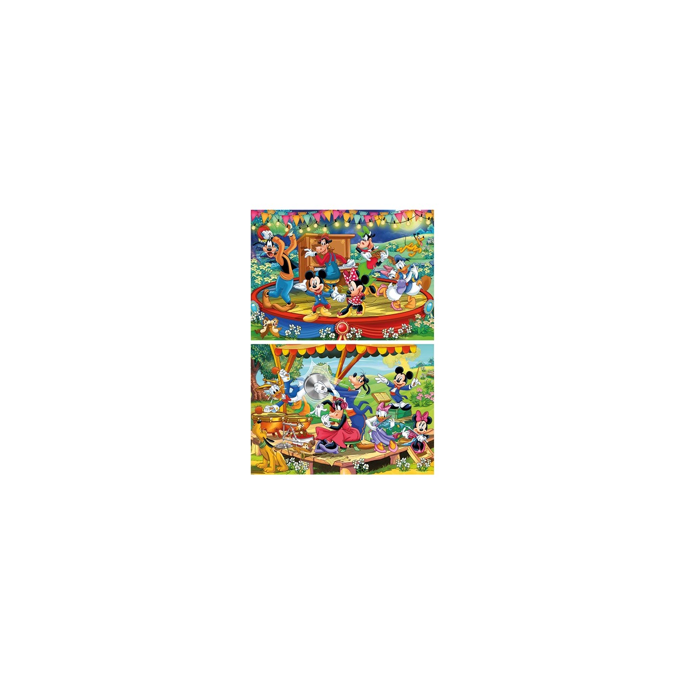 Clementoni Kids Puzzle Super Color Mickey And Friends 2X60 Pcs 1200 ...