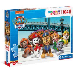 Clementoni Παιδικό Παζλ Color Paw Patrol 104 Τμχ 1200-23755 8005125237555