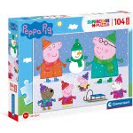 Clementoni Kids Puzzle Maxi Super Color Peppa Pig 104 Pcs 1210-23752 8005125237524