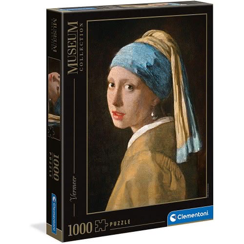 Clementoni Puzzle Museum Collection Vermeer: Girl With A Pearl Earring 1000 Pcs 1260-39614 8005125396146