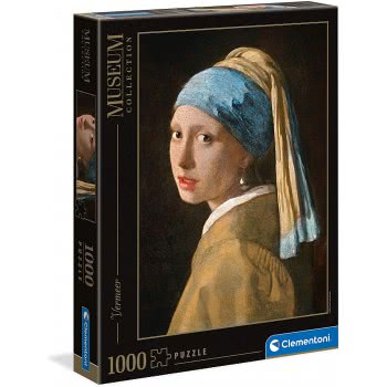 Clementoni Puzzle Museum Collection Vermeer: Girl With A Pearl Earring 1000 Pcs 1260-39614 8005125396146