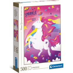 Clementoni Puzzle High Quality Collection Unicorn 500 Pcs 1220-35100 8005125351008