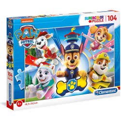 Clementoni Παιδικό Παζλ Color Paw Patrol 104 Τμχ 1210-27262 8005125272624