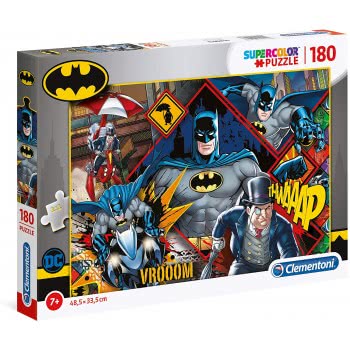 Clementoni Παιδικό Παζλ Color Batman 180 Τμχ 1210-29108 8005125291083
