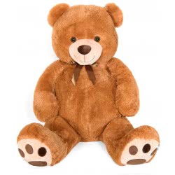 Christakopoulos Plush Bear 135Cm Brown Or Beige 1Pcs 2896 5212007565085