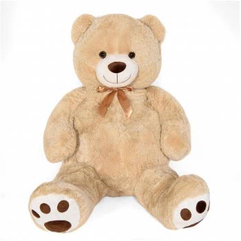 Christakopoulos Plush Bear 135Cm Brown Or Beige 1Pcs 2896 5212007565085