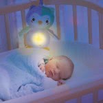 Clementoni Baby For You Βρεφική Χνουδωτή Κουκουβάγια Ύπνου Με Φως Για 0+ Μηνών 1000-17268 8005125172689