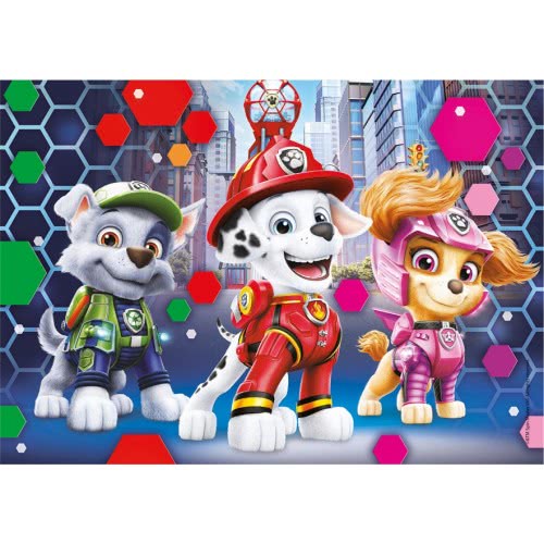 Clementoni Kids Puzzle Super Color Paw Patrol The Movie 2X60 Pcs 1200 ...