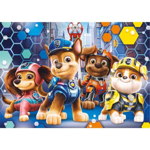 Clementoni Kids Puzzle Super Color Paw Patrol The Movie 2X60 Pcs 1200 ...