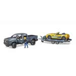 bruder RAM 2500 Power Wagon Φορτηγάκι Αγροτικό Ρυμούλκησης Αυτοκινήτου 02504 4001702025045