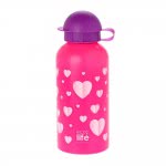 eco life Παιδικό Μεταλλικό Ανοξείδωτο Μπουκάλι Hearts 500Ml 33-BO-2011 5208009000013