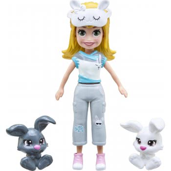 Mattel Polly Και Φιλη Με Ρουχα Αθλητικα Αξεσουαρ Adorable Animals GGJ48 / HDW53 194735033171