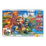 Mattel Hot Wheels Monster Trucks T-Rex Volcano Playset With Lights And Sounds, Includes 2 Launcher, 1 Truck Car GYL14 8879619747