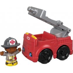Mattel Little People Vehicle And Shape - Firefighter Fire Truck Πυροσβεστικό GGT33 / GGT34 887961786736