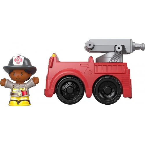 Mattel Little People Vehicle And Shape - Firefighter Fire Truck GGT33 / GGT34 887961786736