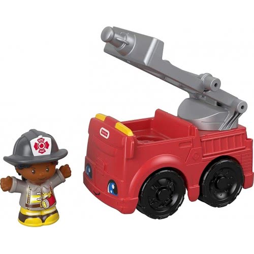 Mattel Little People Vehicle And Shape - Firefighter Fire Truck Πυροσβεστικό GGT33 / GGT34 887961786736