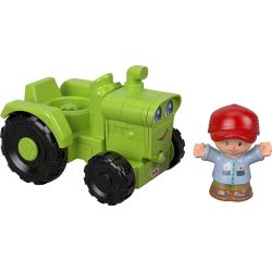 Mattel Little People Vehicle And Shape - Farmer Green Tractor GGT33 / GGT39 887961786750