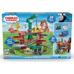 Mattel Thomas And Friends Train Cranes Super Tower, 2 Πίστα-Πύργος Με Τρένα Και Γερανούς GXH09 887961956924