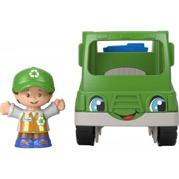 Mattel Little People Recycle Truck Όχημα Ανακύκλωσης GGT33 / GMJ17 887961855449