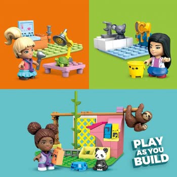 Mega Bloks Barbie Ιατρείο Για Ζωάκια 90 Τεμ. GYH09 887961971576
