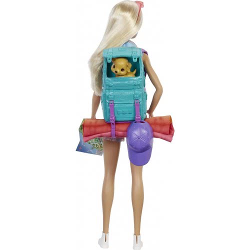 Mattel Barbie Takes Two Malibu Camping Doll With Puppy And 10+ Accessories, 3 To 7 Years HDF73 194735022397