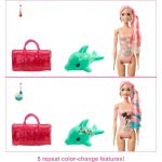 Mattel Barbie Color Reveals Foam! Doll And Pet Friend With 25 Surprises: Aromatic Bubble Solution, Clothes, Hair Expansion, Colo