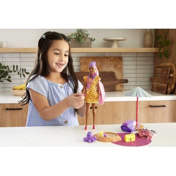 Mattel Barbie Color Reveals Foam! Κούκλα και φίλος κατοικίδιων με 25 εκπλήξεις - Φράουλα GTR91 / GTN18 887961952186