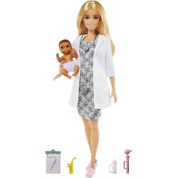 Mattel Barbie Doctor, Blonde GVK03 887961928068
