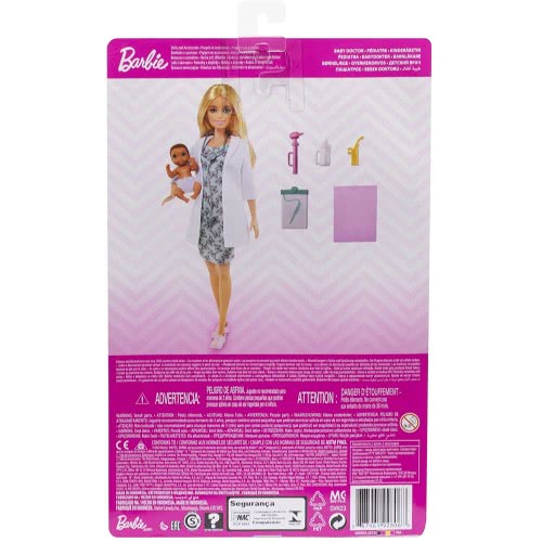Mattel Barbie Doctor Γιατρός Ξανθιά Κούκλα GVK03 887961928068