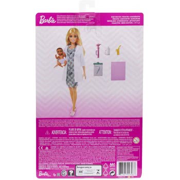 Mattel Barbie Doctor Γιατρός Ξανθιά Κούκλα GVK03 887961928068