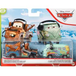 Mattel Disney Pixar Cars Race Team Mater & Fillmore With Headset 2-Pack DXV99 / GKB84 887961822762
