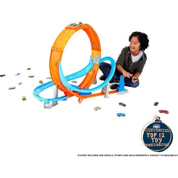 Mattel Hot Wheels Massive Loop Mayhem Track Set GTV14 887961921021