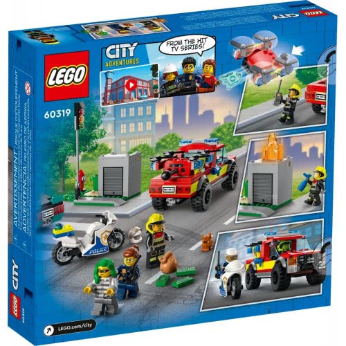 LEGO City Πυροσβεστική Διάσωση Και Αστυνομική Καταδίωξη 60319 5702017161037
