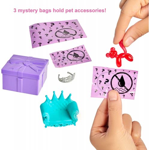 Mattel Barbie Color Reveals Pet, With Blue Metallic Coating And 5 Surprises, Party Series GTT13 194735010974