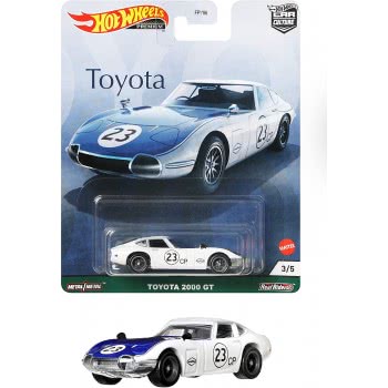 Mattel Hot Wheels Car Rollers Circle Legends, Premium Collection Culture Toyota 2000 GT FPY86 / GRJ98 887961906110