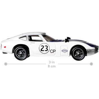 Mattel Hot Wheels Car Rollers Circle Legends, Premium Collection Culture Toyota 2000 GT FPY86 / GRJ98 887961906110