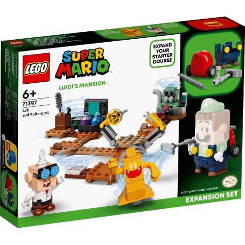 LEGO Super Mario Πίστα Επέκτασης Luigi’S Mansion Εργαστήρι & Poltergust 71397 5702017155173