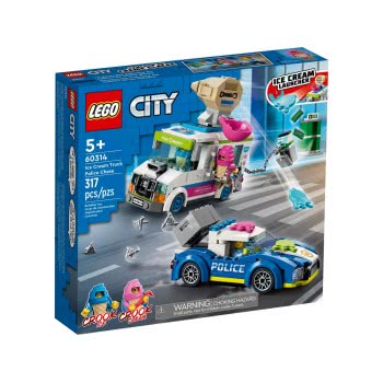 LEGO City Αστυνομική Καταδίωξη Φορτηγού Παγωτών 60314 5702017161891
