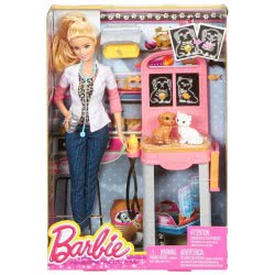 Mattel Barbie Κτηνίατρος Σετ Παιχνιδιού CCP70 887961030785